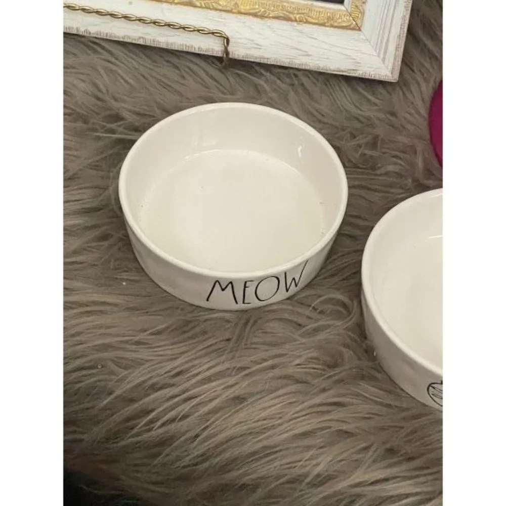 Cat Food and Water Bowl -Rae Dunn
